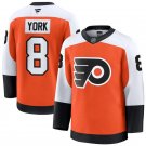 Mens Philadelphia Flyers #8 Cameron York Fanatics Home Orange Premium Jersey