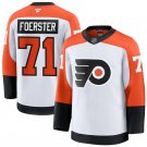 Mens Philadelphia Flyers #71 Tyson Foerster Fanatics White Away Premium Jersey