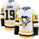 Mens Pittsburgh Penguins 19 Connor Dewar Fanatics Away White Premium Jersey