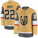 Mens Vegas Golden Knights #22 Cole Smith Fanatics Gold Home Premium Jersey
