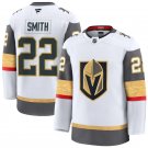 Mens Vegas Golden Knights #22 Cole Smith Fanatics Away White Premium Jersey