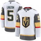 Mens Vegas Golden Knights #5 Jeremy Lauzon Fanatics Away White Premium Jersey
