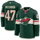 Men's Minnesota Wild #47 Michael McCarron Fanatics Home Green Premium Jersey