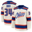 Men's Edmonton Oilers #34 Colton Dach Cream Alternate Oil Country Jersey