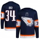 Men's Edmonton Oilers #34 Colton Dach Navy Reverse Retro 2.0 Jersey
