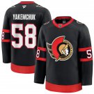 Men's Ottawa Senators #58 Carter Yakemchuk Fanatics Home Black Premium Jersey