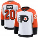 Mens Philadelphia Flyers #20 Alex Bump Fanatics White Away Premium Jersey