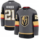 Mens Vegas Golden Knights #21 Brett Howden Stitched Fanatics Gray Alternate Premium Jersey