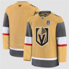 Men's Vegas Golden Knights Blank Gold 2026 Stanley Cup Final Patch Home Jersey