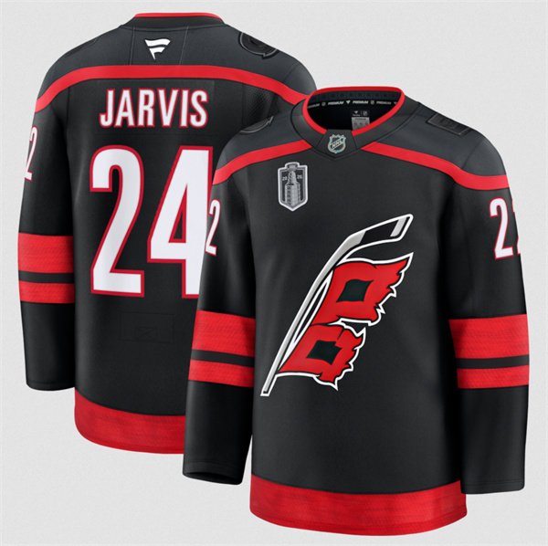 Seth Jarvis Black 2026 Stanley Cup Final Home Premium Hockey Stitched Jersey
