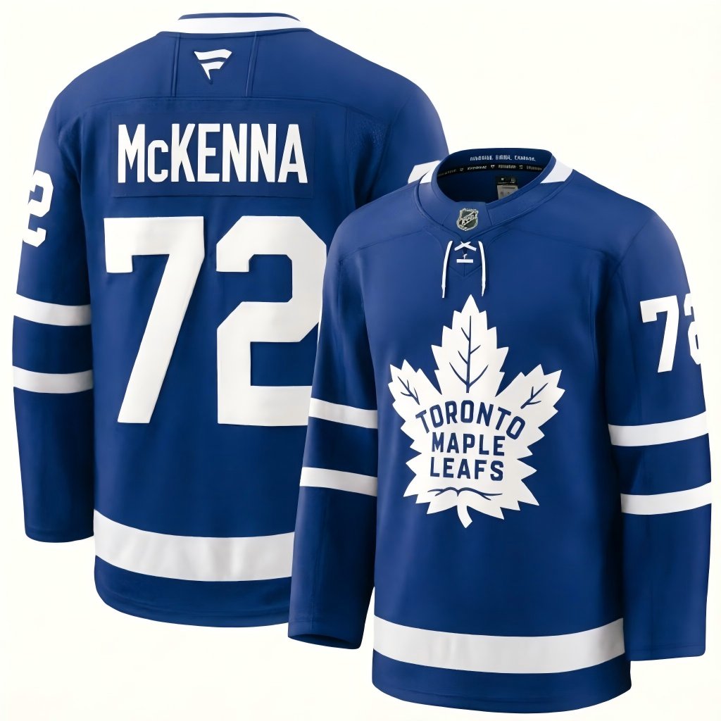 Men's Toronto Maple Leafs #72 Gavin McKenna Fanatics Home Blue Premium Player Jersey
