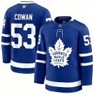 Men's Toronto Maple Leafs #53 Easton Cowan Fanatics Home Blue Premium Jersey