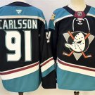 Mens Anaheim Ducks #91 Leo Carlsson Fanatics Black Alternate Jersey