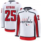 Men's Washington Capitals #25 Jordan Kyrou Fanatics Away White Premium Jersey