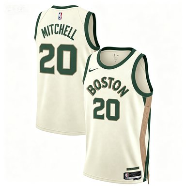 Boston Celtics #20 Dillon Mitchell City Edition Basketball Jersey Cream