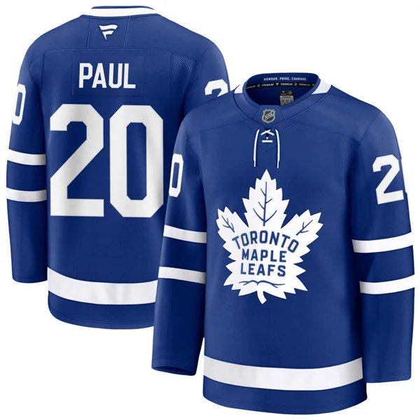 Men's Toronto Maple Leafs #20 Nick Paul Fanatics Home Blue Premium Jersey