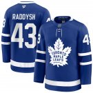 Men's Toronto Maple Leafs  #43 Darren Raddysh Fanatics Home Blue Premium Jersey
