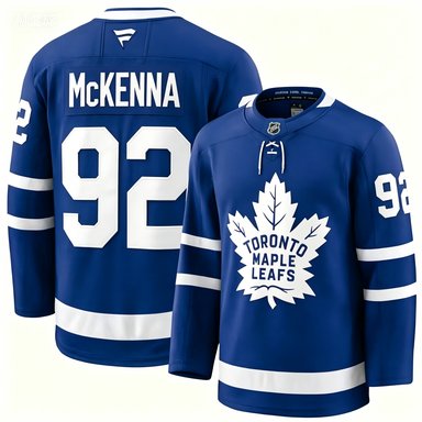 Men's Toronto Maple Leafs #92 Gavin McKenna Fanatics Home Blue Premium Jersey
