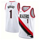 Portland Trail Blazers #1 Ja Morant White 2026 Association Edition Stitched Jersey