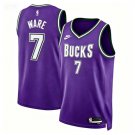 Milwaukee Bucks #7 Kel'el Ware Purple Classic Edition Jersey