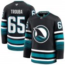 Mens San Jose Sharks #65 Jacob Trouba Fanatics Black Alternate Premium Jersey