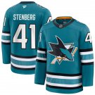 Mens San Jose Sharks #41 Ivar Stenberg Fanatics Home Teal Premium Jersey