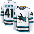 Mens San Jose Sharks #41 Ivar Stenberg Fanatics White Away Premium Jersey