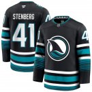 Mens San Jose Sharks #41 Ivar Stenberg Fanatics Black Alternate Premium Jersey