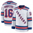 Mens New York Rangers #16 Pavel Dorofeyev Fanatics White Away Premium Jersey