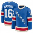 Mens New York Rangers #16 Pavel Dorofeyev Fanatics 100th Anniversary Premium Centennial Jersey