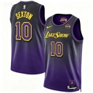 Lakers #10 Collin Sexton Purple 2025 City Edition Swingman Stitched Jersey