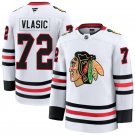 Mens Chicago Blackhawks #72 Alex Vlasic Away White Jersey