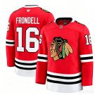 Mens Chicago Blackhawks #16 Anton Frondell Home Red Jersey