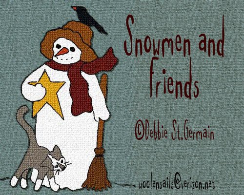Rug hooking & Punch Needle Pattern EBooklet: Christmas Whimsey