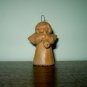 Terra Cotta Angel playing Sax Saxophone Ornament