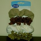 Set of 4 Hair Scrunchies by Goody Ponytail holder