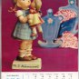 Partial 1970 Hummel- Figurine Calendar "Ring around the Rosie"