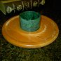 Cheese & Cracker Tray by Cornwall USA - Oak & Green Marble