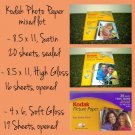 Kodak Photo Paper mixed lot