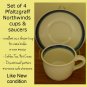 Northwinds Pfaltzgraff Cup & Saucer set of 4
