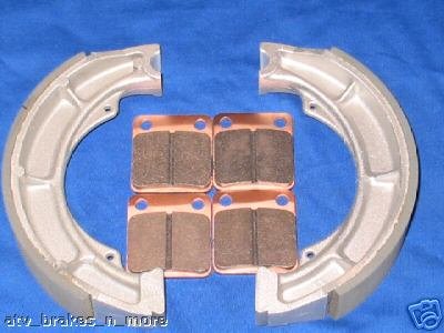 SUZUKI BRAKES LT-A LT-F 400 EIGER FRONT PADS & REAR SHOES #2-1012S-1-3305