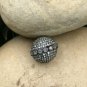 Pave Diamond Round Beads 925 Silver 10mm Round Diamond Beads Jewelry Findings.