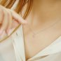 Pear Shaped Diamond Pendant Necklace 14k Solid Gold Teardrop Diamond Pendant.