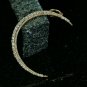 14k Solid Gold Diamond Crescent Moon Diamond Moon Pendant Jewelry Birthday Gift.