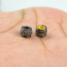Pave Diamond Round Spacer Beads 925 Silver Diamond Beads Findings. Pave Diamond Round Spacer Beads 925 Silver Diamond Beads Findings.
