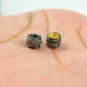 Pave Diamond Round Spacer Beads 925 Silver Diamond Beads Findings.