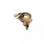 Pave Diamond Lobster Clasp 925 Sterling Silver Jewelry Findings SML.