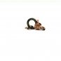 Pave Diamond Lobster Clasp 925 Sterling Silver Jewelry Findings SML.