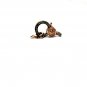 Pave Diamond Lobster Clasp 925 Sterling Silver Jewelry Findings SML.