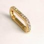Diamond Oval Clasps 14k Solid Gold Enhancer Charms Pendant Lobster Claw Findings